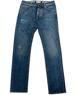 Jacob Cohen Straight Jeans - Azul