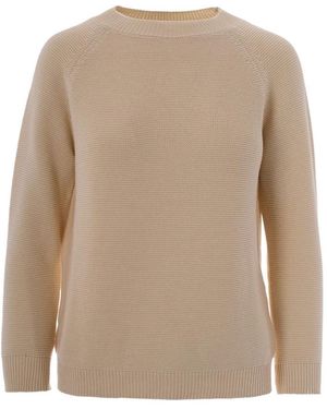 Max Mara Round-Neck Knitwear - Natural