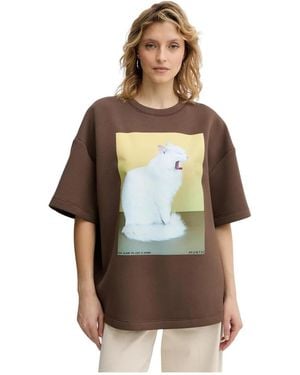 Munthe Tops ,Bruin ,Raploi T-Shirt