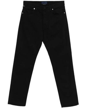 Stone Island Straight Trousers - Negro