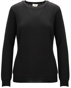Elisabetta Franchi Round-Neck Knitwear - Black