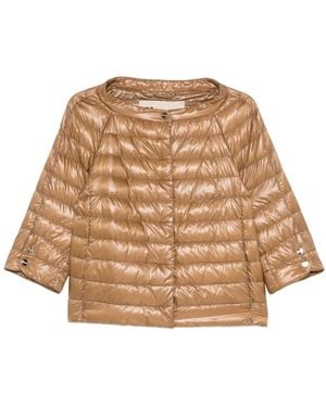 Herno Jassen ,Bruin ,Katoen Elsa Jacket - Naturel