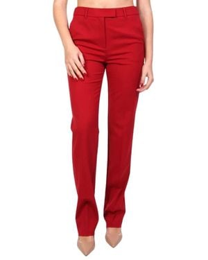 Marella Slim-Fit Trousers - Red