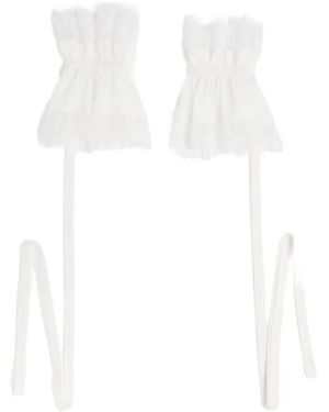 Ann Demeulemeester Gloves - Blanco