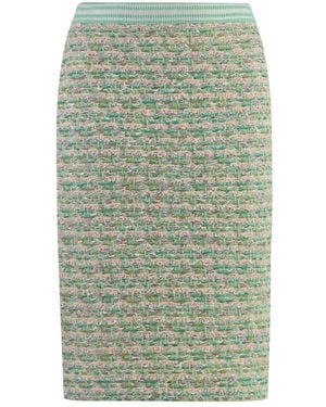 St. John Midi Skirts - Green