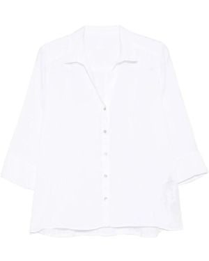 120% Lino Overhemden ,Wit ,Shirts