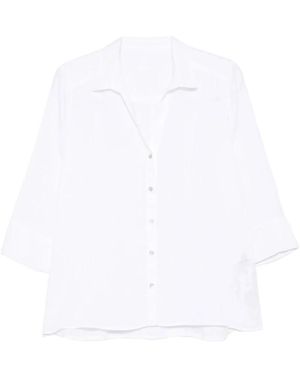 120% Lino Overhemden ,Wit ,Shirts