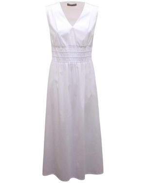 D.exterior Popepline Jurk - Paars