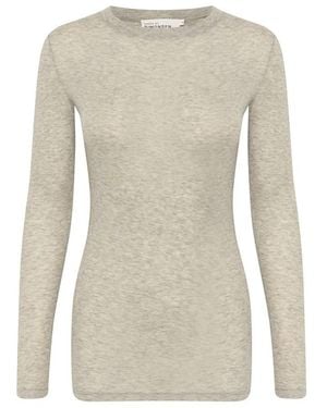 Karen By Simonsen Long Sleeve T-Shirts - Natural