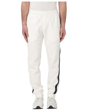 Emporio Armani Stilvolle Track Pants Mit Seitenstreifen - Weiß
