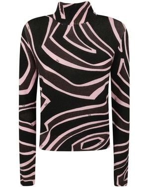 PUCCI Turtlenecks - Negro