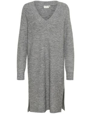 Kaffe Knitted Dresses - Gris