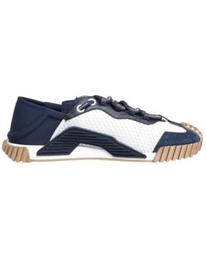 Dolce & Gabbana Blau Weiß Low Top Ns1 Sneakers