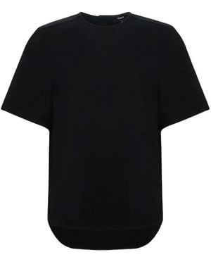 Theory Overhemden ,Zwart ,Blouse Met Knopen Op De Rug