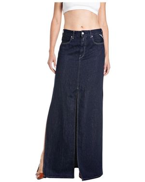 Replay Denim Skirts - Azul