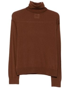 Semicouture Turtlenecks - Marron