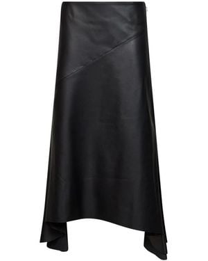 Mugler Leren Rok - Zwart