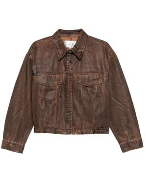 Gestuz Denim Jackets - Brown