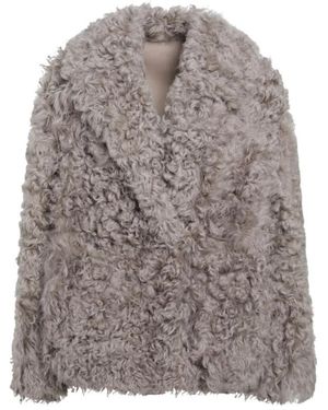 Blancha Faux Fur & Shearling Jackets - Grey