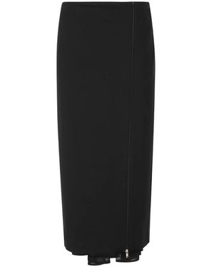 Semicouture Rokken ,Zwart ,Polyester Topaz Rok