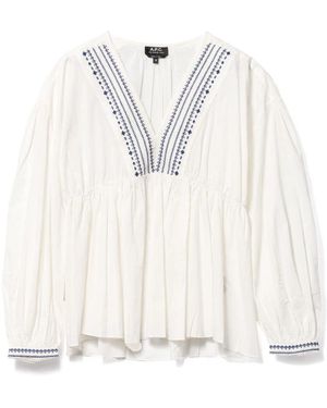 A.P.C. Blouses - White