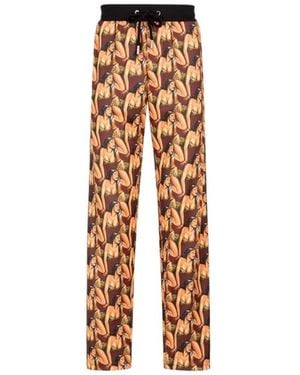 Roberto Cavalli Straight Trousers - Multicolour