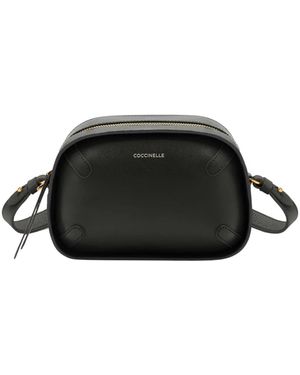 Coccinelle Elegante Leder Mini Tasche - Schwarz