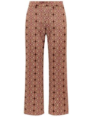 Maliparmi Wide Trousers - Marrón