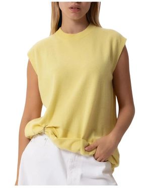 JW Anderson Sleeveless Tops - Giallo