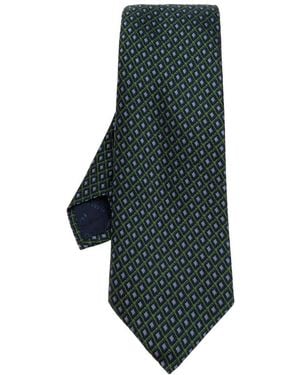 Ferragamo Accessoires ,Groen ,Zaire Jacquard Tie