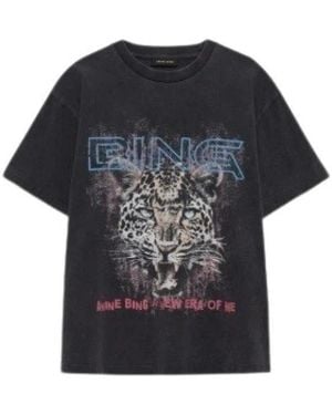 Anine Bing T-Shirts - Negro