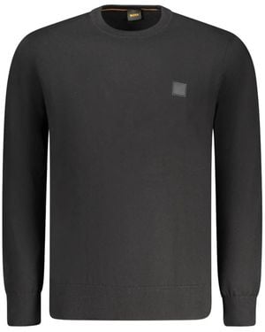 BOSS Round-Neck Knitwear - Noir
