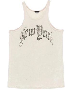 R13 Tops ,Katoen New York Relaxed Tank - Naturel