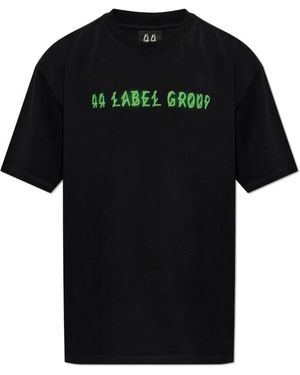 44 Label Group Gedruikt T-Shirt - Zwart
