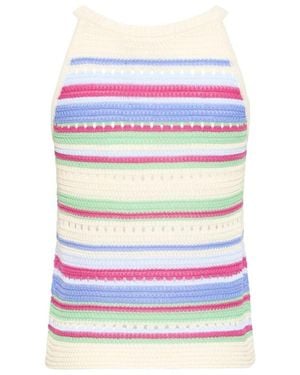 Ichi Sleeveless Tops - Multicolor
