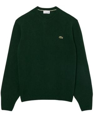 Lacoste Round-Neck Knitwear - Vert