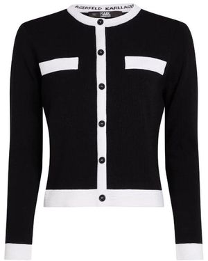 Karl Lagerfeld Knitwear > cardigans - Noir