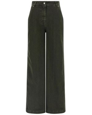 Nude Wide Jeans - Green