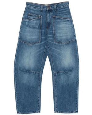 Nili Lotan Loose Fit Jeans - Blue