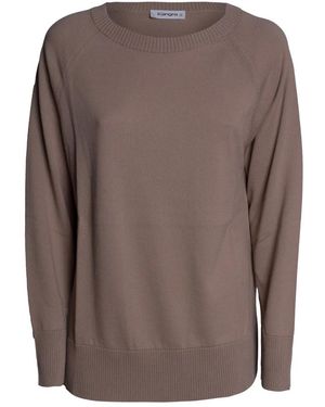 Kangra Round-Neck Knitwear - Brown