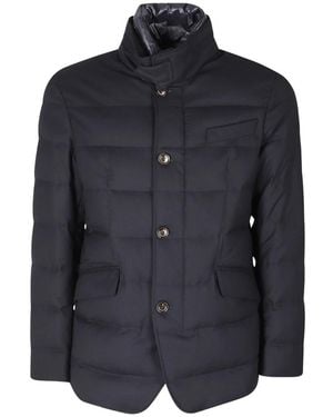 Montecore Jassen ,Blauw ,Leer Gewatteerd Geïsoleerd Jack