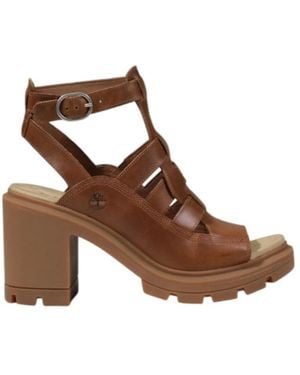 Timberland High Heel Sandals - Brown
