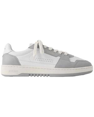 Axel Arigato Minimalistische weiße/graue dice lo sneakers