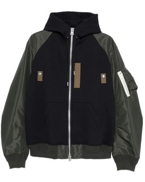 Sacai Zip-Throughs - Black