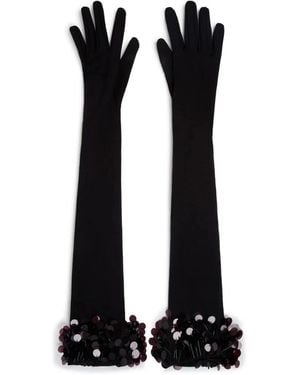 David Koma Gloves - Black