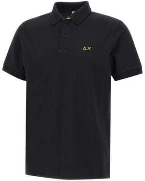 Sun 68 Polo Shirts - Black