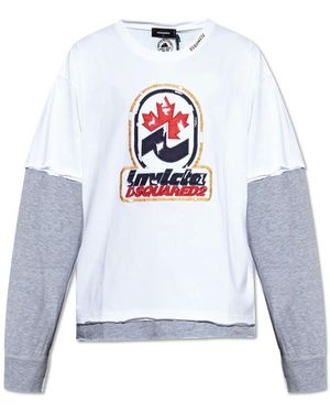 DSquared² Invicta Sweatshirt - Weiß