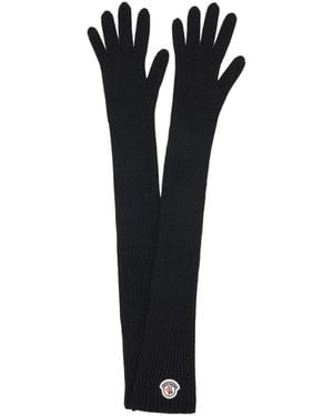 Moncler Gloves - Negro