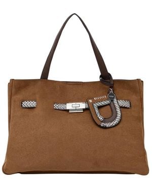DKNY Tote Bags - Marrone