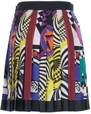 Versace Rokken ,Veelkleurig ,Skirts - Blauw